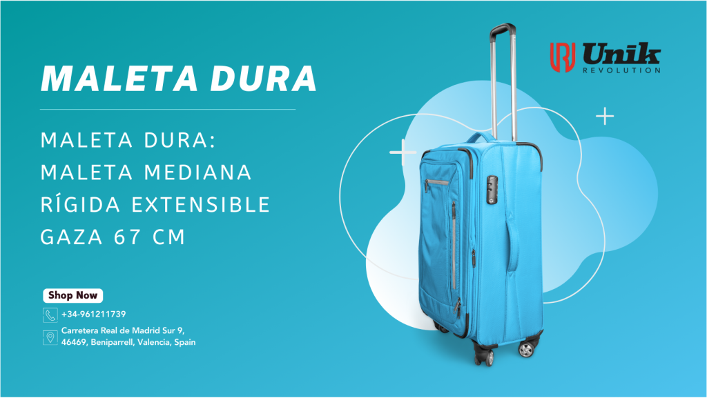 Maleta dura: Maleta Mediana Rígida Extensible Gaza 67 cm