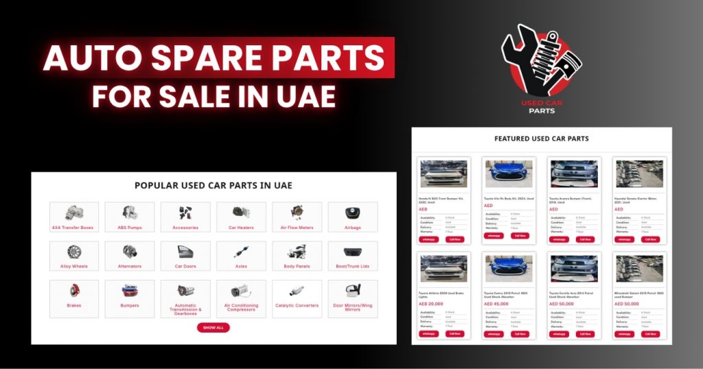 Where Can You Find Reliable Auto Spare Parts in Dubai