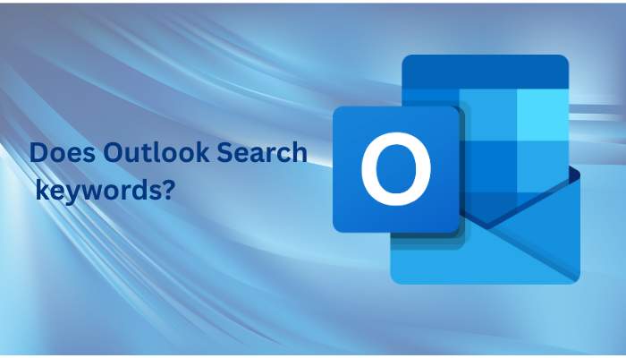 Does Outlook Search keywords